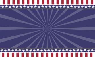 blue and red frame with a usa flag pattern vector