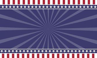 blue and red frame with a usa flag pattern vector