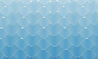 seamless pattern with wave lines vector