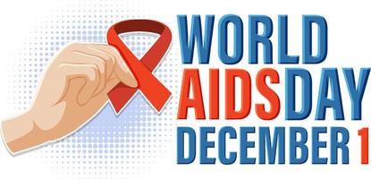 World AIDS Day Poster Design vector