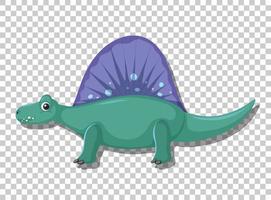 lindo dinosaurio spinosaurus aislado vector