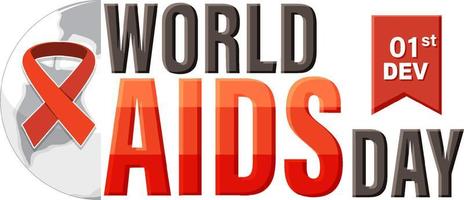 World AIDS Day Poster Design vector