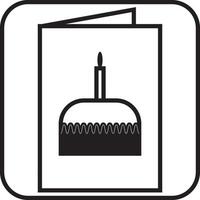 Celebration postcard, illustration, vector on a white background.