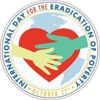 International Day For The Eradication Of Poverty vector