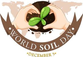 World Soil Day Banner Design vector