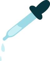 Pipette for test, illustration, vector on white background.