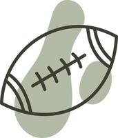 School american football, illustration, vector, on a white background. vector