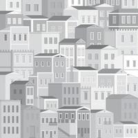 Square black and white background with many houses, flat vector, residential area, real estate vector