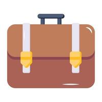 Check out flat icon of business bag vector