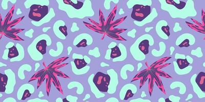 fondo transparente de leopardo y2k. estampado de leopardo rosa psicodélico. animal abstracto sin fisuras, patrón de piel. ilustración de moda. ilustración gráfica vectorial vector