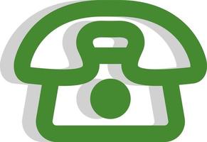 Banking telephone, illustration, vector on a white background.