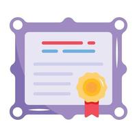 Premium icon of task management, flat design vector