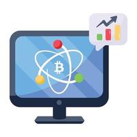 Application launch flat icon, editable design vector