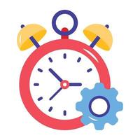 Colorful flat icon vector of productivity