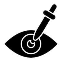 A unique design icon of Eye  dropper vector