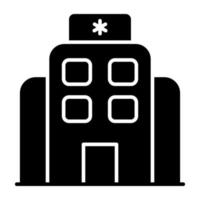 Modern design icon of hospital vector