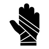 Perfect design icon of hand bandage vector