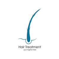 Hair treatments vector icon Illustration design template.