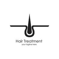 Hair treatments vector icon Illustration design template.