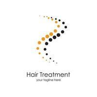 Hair treatments vector icon Illustration design template.