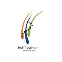 Hair treatments vector icon Illustration design template.