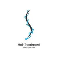 Hair treatments vector icon Illustration design template.