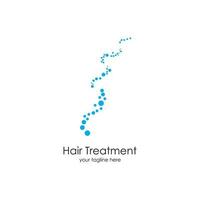 Hair treatments vector icon Illustration design template.