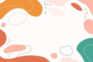 Hand drawn background with soft color design vector