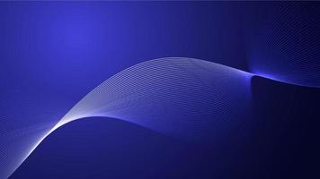 Abstract background with dynamic flowing lines vector