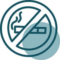 No smoking area, illustration, vector on a white background.