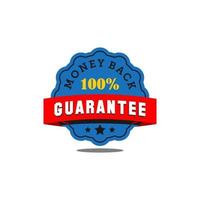 Guarantee badge vector. Guarantee badge seal stamp. Guarantee badge Template. Guarantee badge sign. vector