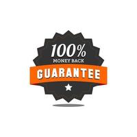 Guarantee badge vector. Guarantee badge seal stamp. Guarantee badge Template. Guarantee badge sign. vector