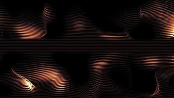 cintas de luz fractal ondulan y fluyen - lazo video