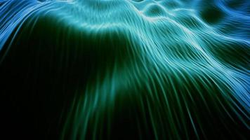 fluido abstrato forma ondulação e fluxo - loop video