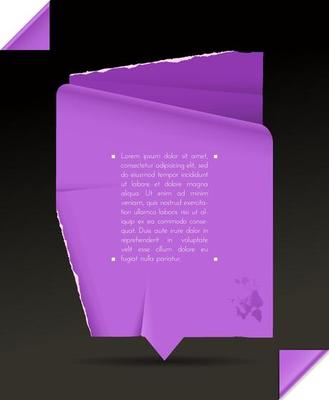 Decorative paper banner