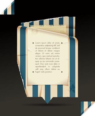 Decorative paper banner