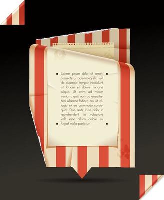 Decorative paper banner