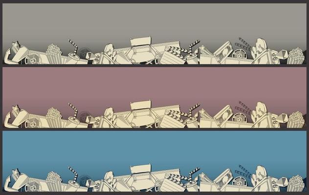 Movie theme banners