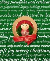 Christmas background with toys vector