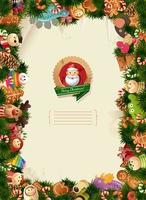 Christmas -toys background vector