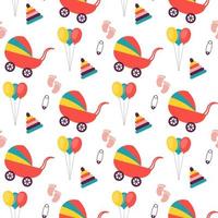 baby pattern design vector