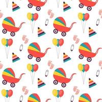 baby pattern design vector