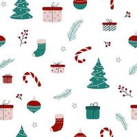 christmas seamless pattern vector