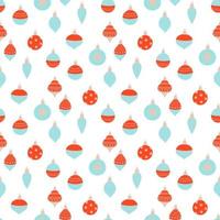 christmas decorations pattern vector