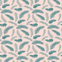 pine branches pattern vector