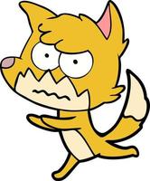 Vector fox character in cartoon style
