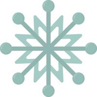 Snowflake, illustration, vector on white background.