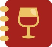 Wine menu, illustration, vector on a white background.