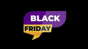 Black Friday sale sign banner for promo video. Sale badge. Special offer discount tags. super sale. video