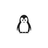 diseño de vector de logotipo de icono de pingüino